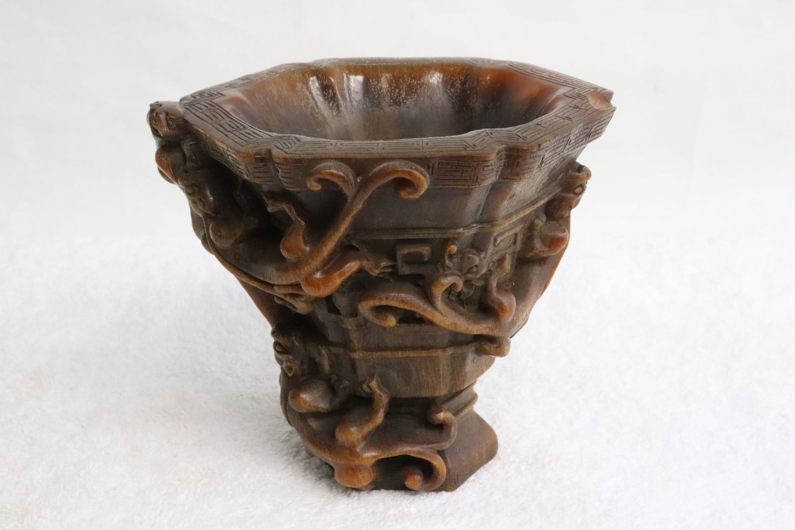 A simulated horn libation cup (1 of 8)