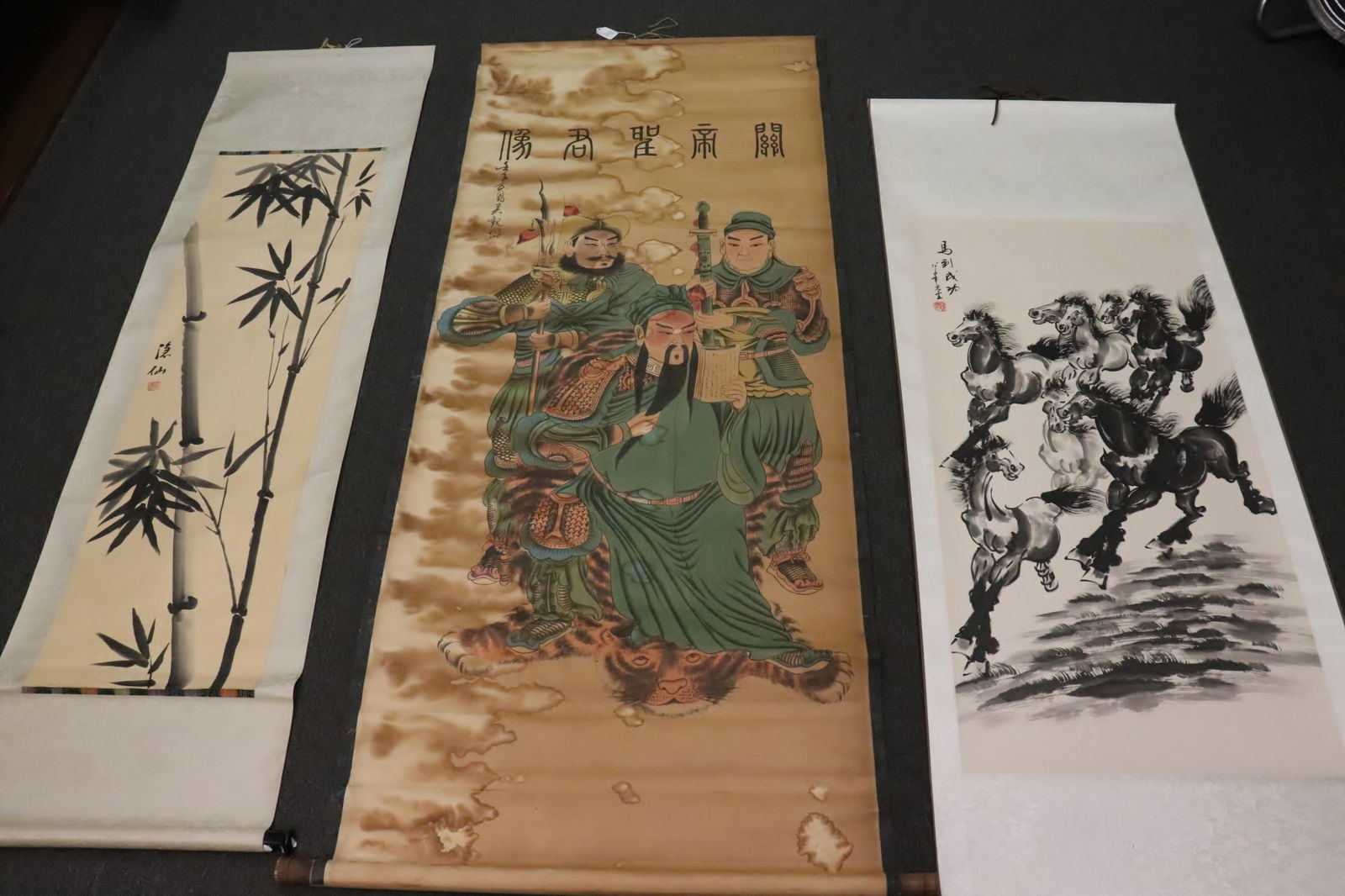 3 Chinese print scrolls (1 of 10)