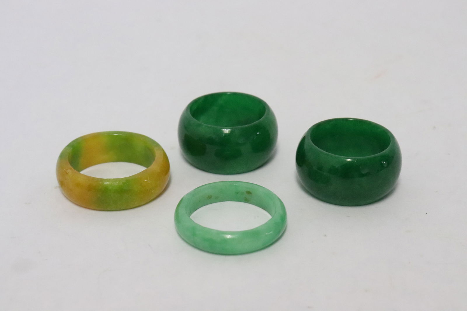 4 jadeite like rings (1 of 9)