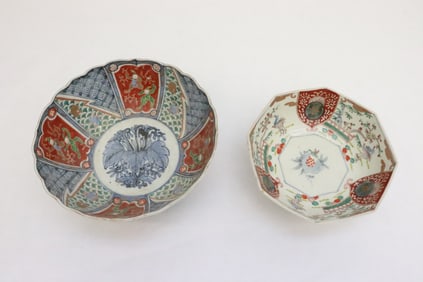 Two 18th/19th century imari porcelain bowls