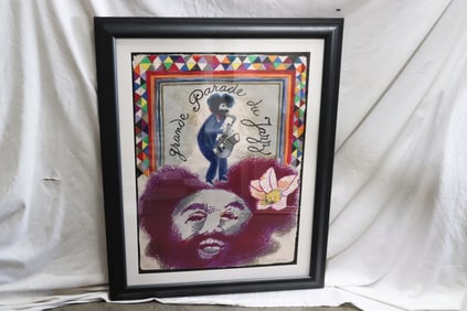 Lithograph in color by Theo Tobiasse