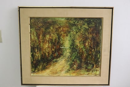 Marie Wilner, oil on panel "untitled", signed