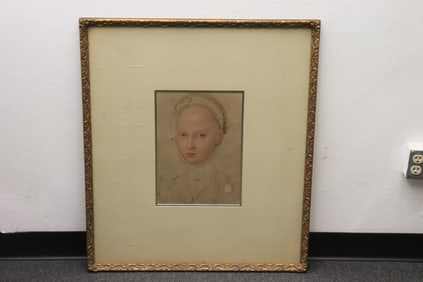 Print/ etching in color, original by Lucas I Granach