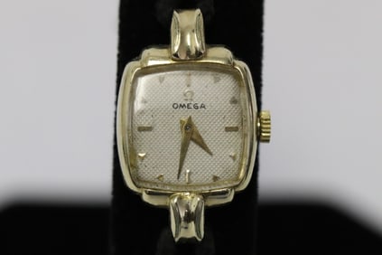 Lady's 14K GF Omega wrist watches