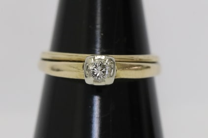 14K Y/G diamond ring