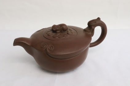 A Yixing teapot