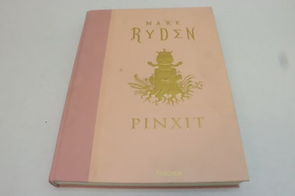Mark Ryden signed "pinxit" book, & a signed postcard