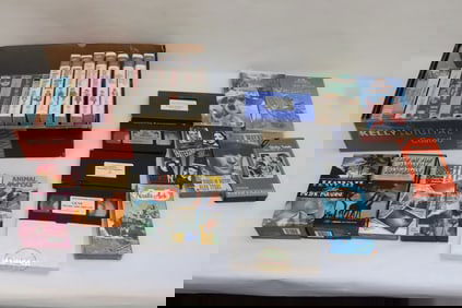 lot of VHS of mixed titles