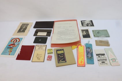 Lot of memorabilia items