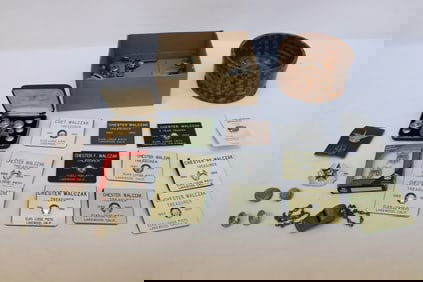 Lot of military insignia, buttons, etc.