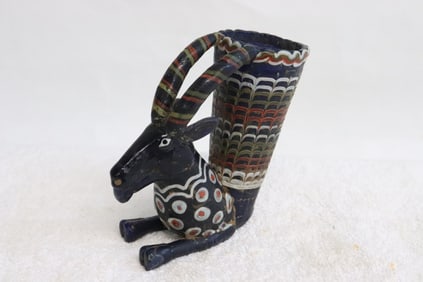 A phoenician mosaic glass rhyton