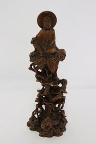 Fine wood carved deity