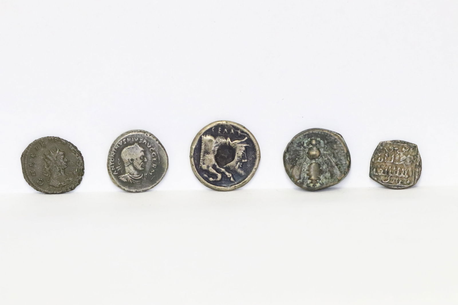 5 assorted ancient coins (1 of 10)