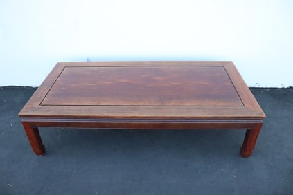 Chinese vintage rosewood rectangular low table
