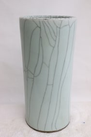 Celadon crackleware porcelain incense holder