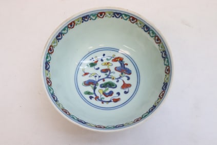 Wucai porcelain bowl