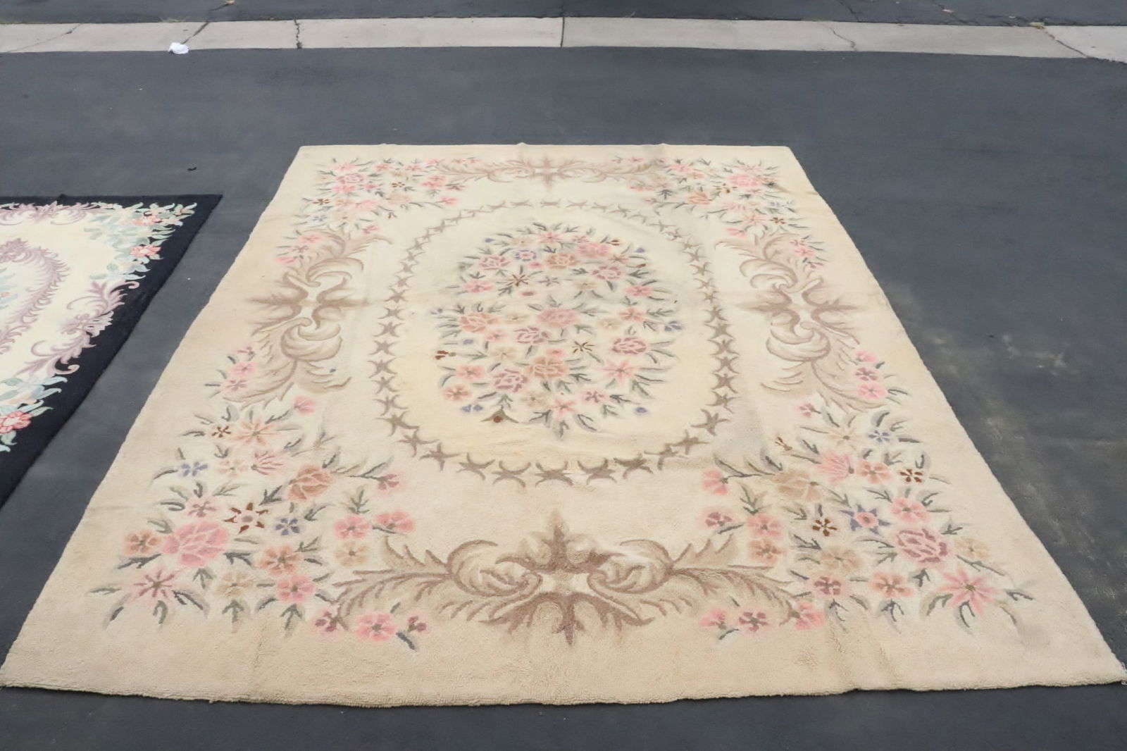 Rare Palace size vintage American hook rug (1 of 12)