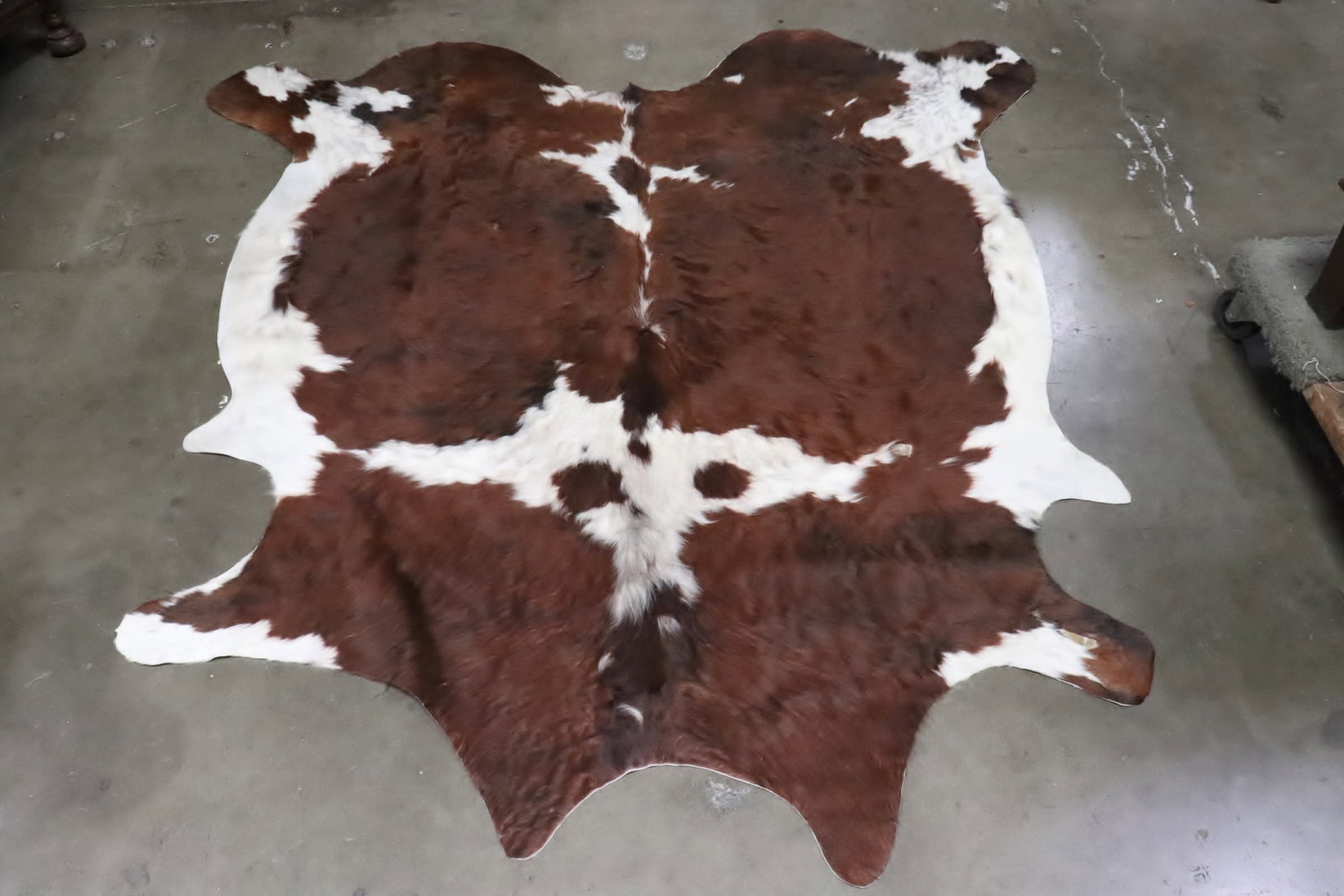 A large cowhide rug (1 of 9)