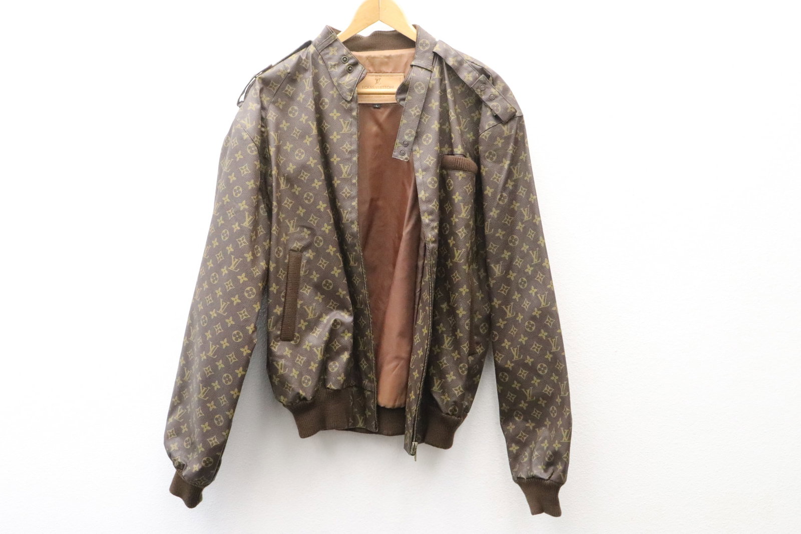 A Louis Vuitton style monogram jacket (1 of 8)