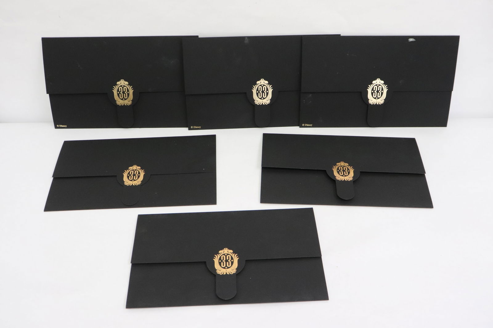 6 formal invitations of dinner for club 33 members (1 of 7)