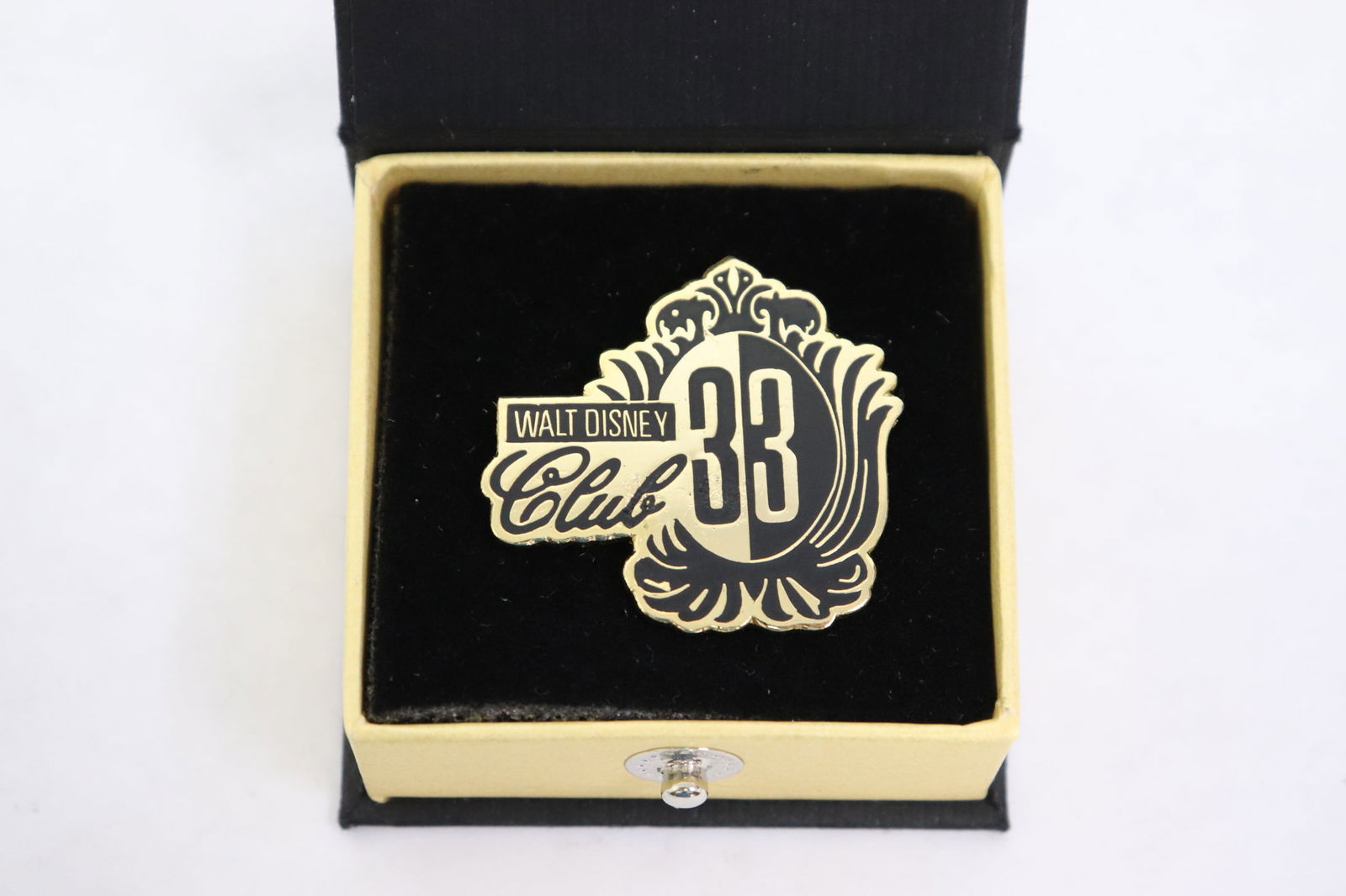 An error pin, c1987, in original presentation box (1 of 6)