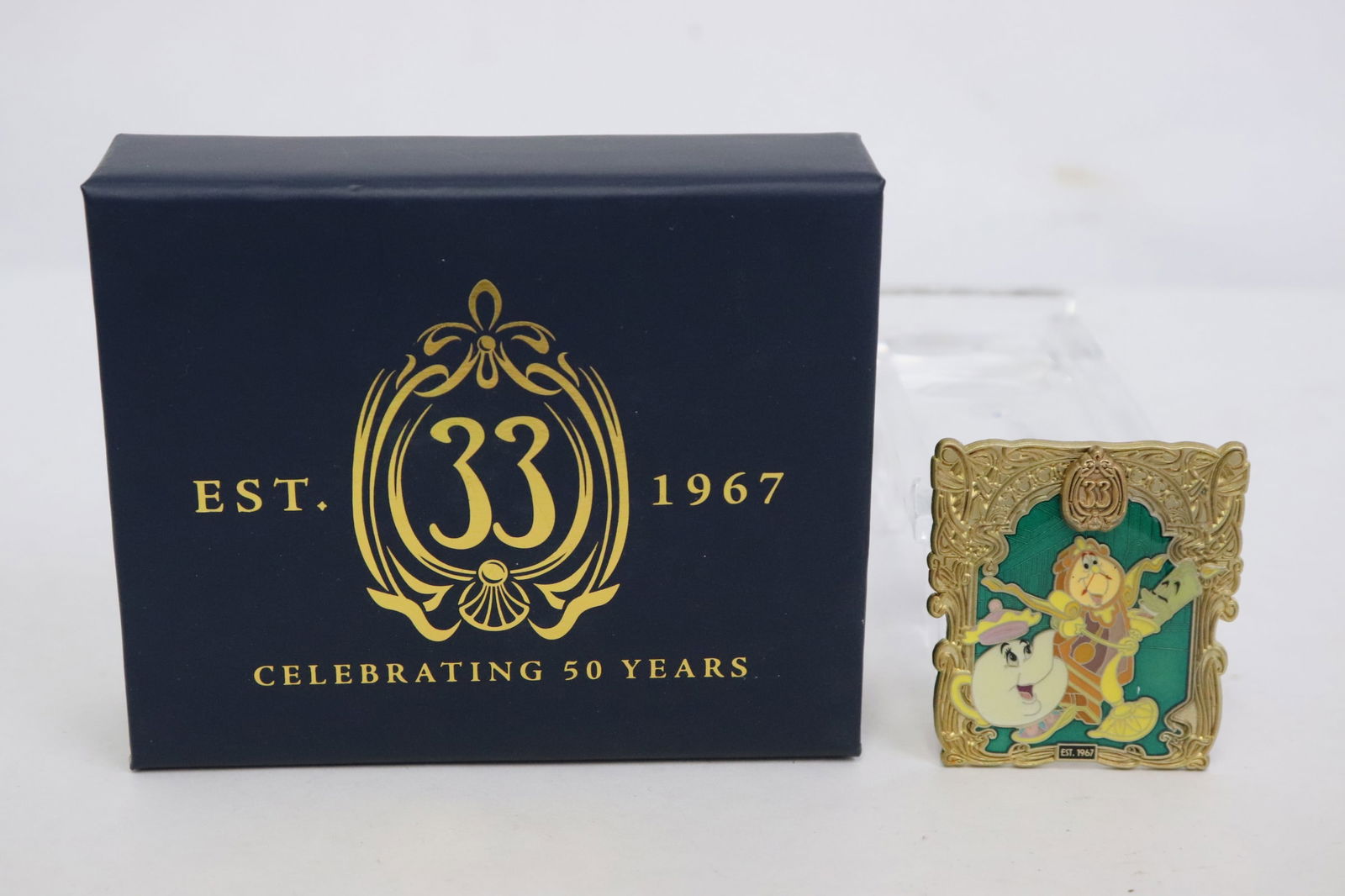 club 33 trading pin for 50th anniversary, in original box (1 of 6)