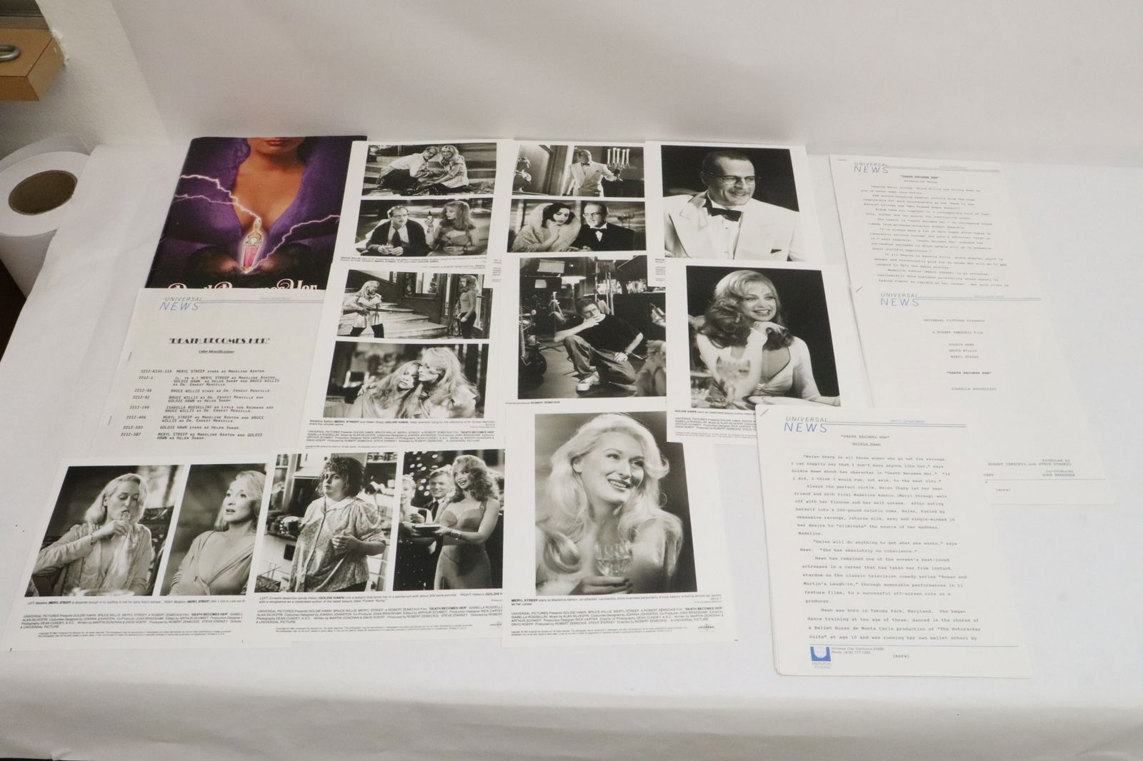 Movie "death becomes her" production notes & photos (1 of 10)