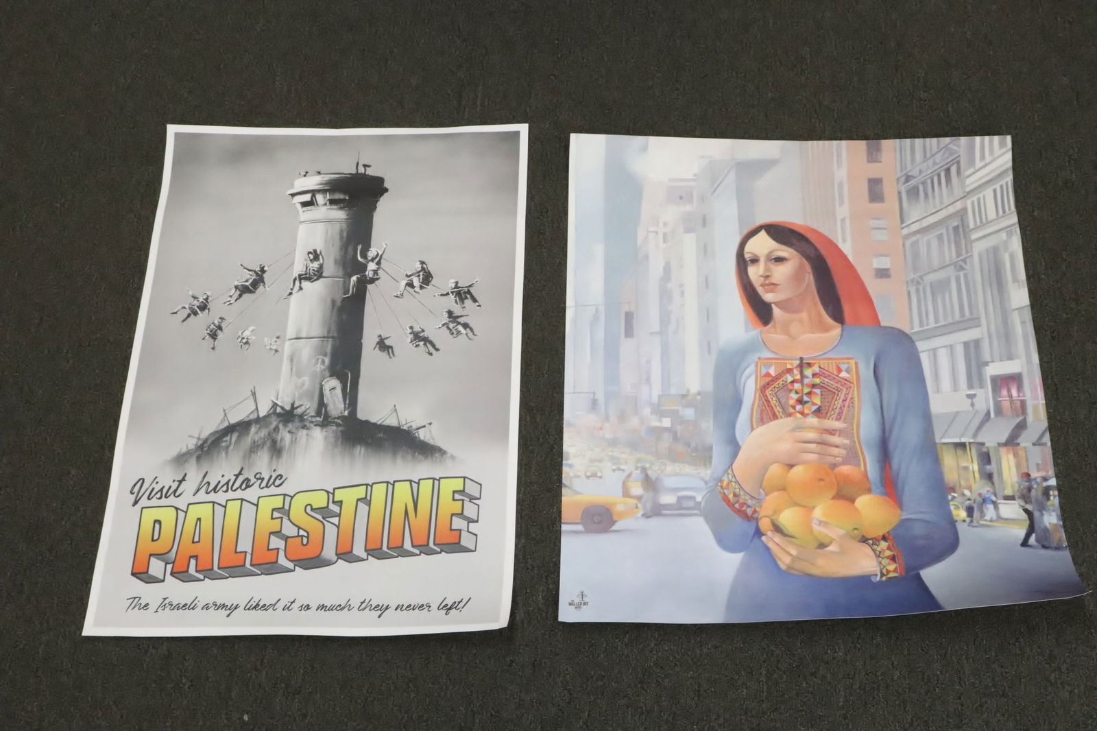 2 Banksy posters, "Walled Off Hotel" (1 of 12)