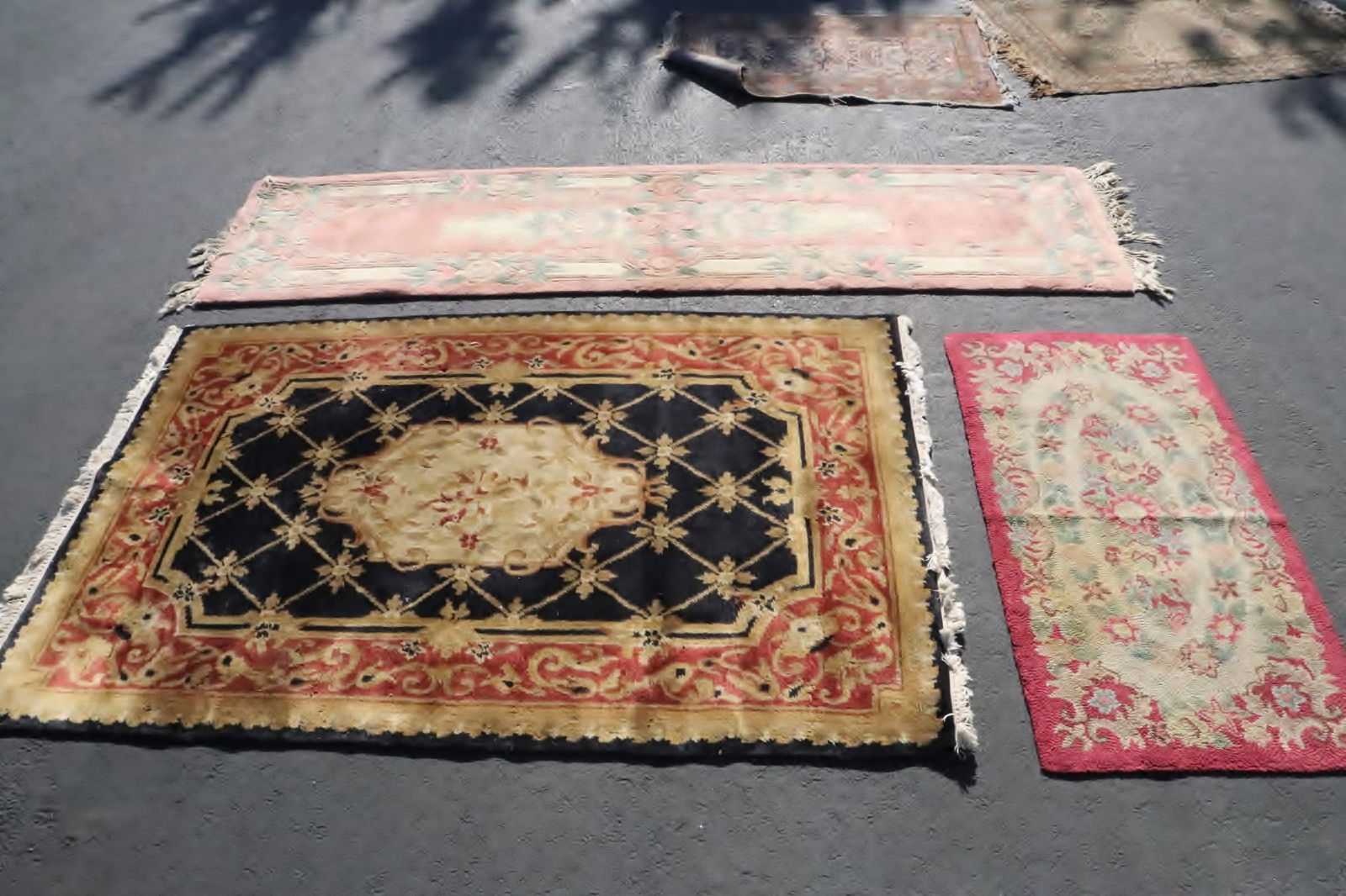 a Chinese runner, an area rug, and a hook small area rug (1 of 14)