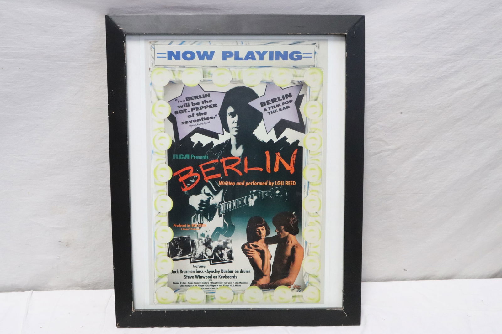 A framed "Berlin" film poster (1 of 6)