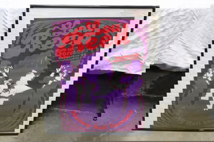 A rare Lou Reed Toronto concert poster