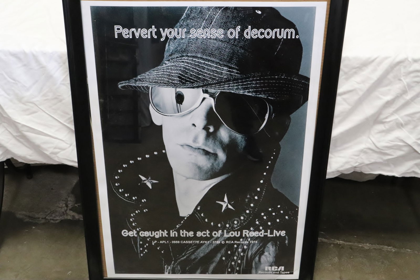 A vintage promo poster of Lou Reed (1 of 5)