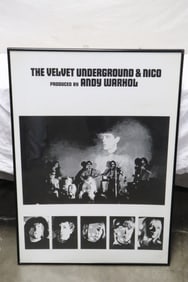 A vintage Lou Reed concert promo poster
