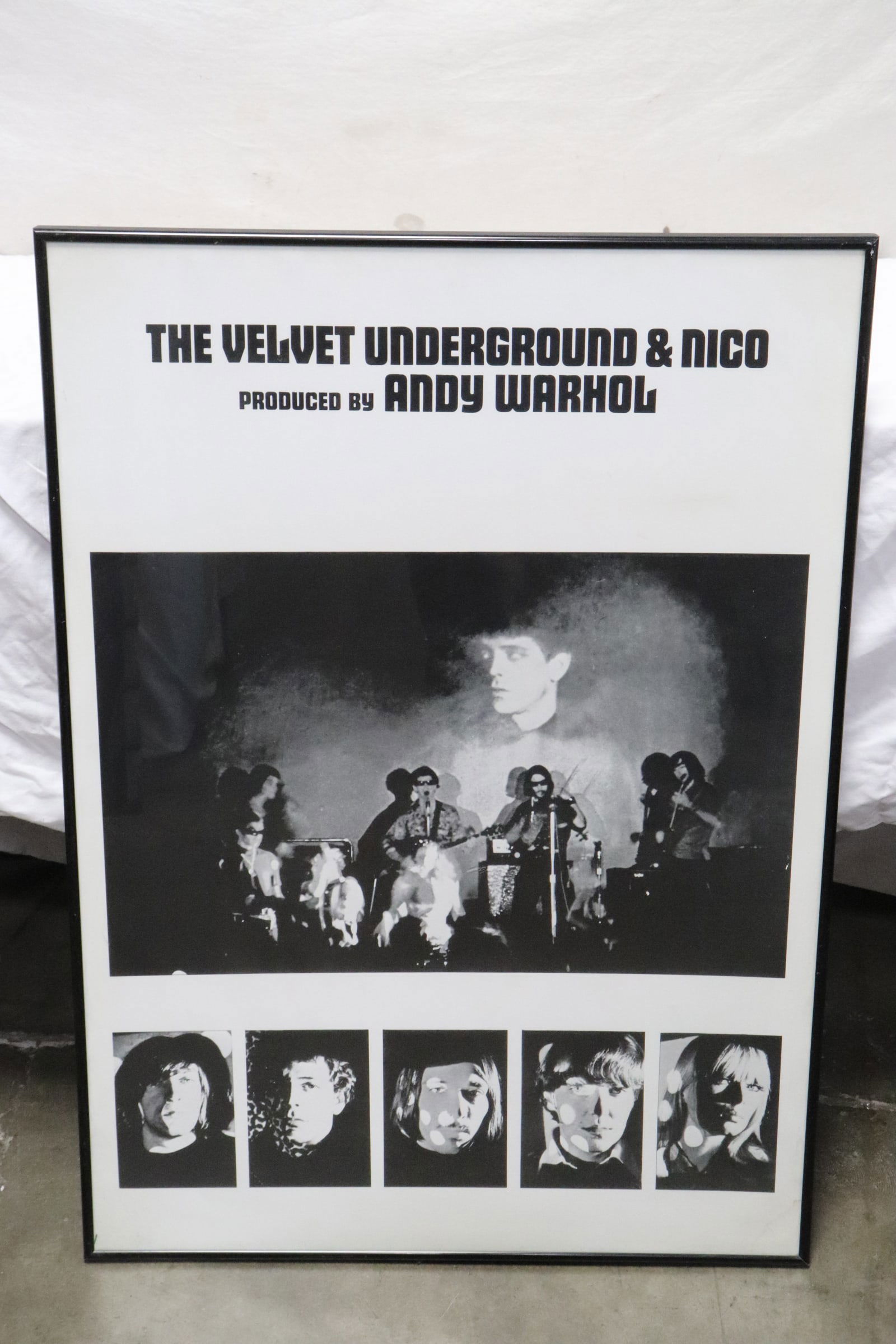 A vintage Lou Reed concert promo poster (1 of 8)