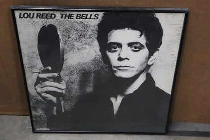 Lou Reed promotion poster for the album "bells"
