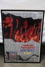 Lou Reed "live, take no prisoners" cover art by Nazario