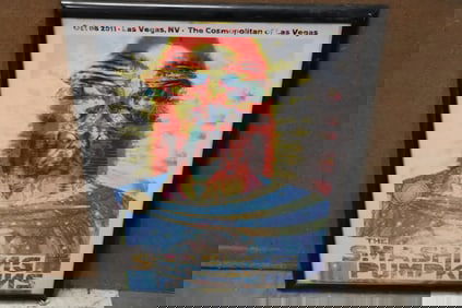 2011 Smash Pumpkins Las Vegas concert promotion poster