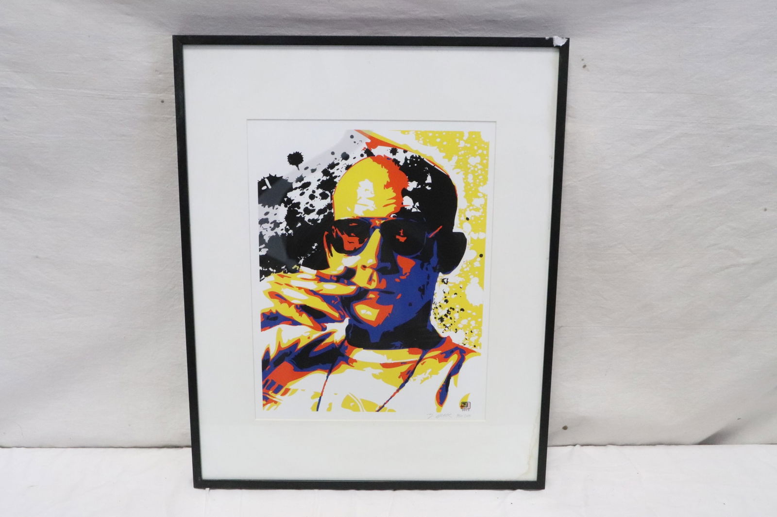 Lithography in color "Lou Reed" by Ty Jeter (1 of 6)