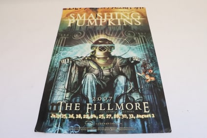 Smashing Pumpkins "the Fillmore" concert poster