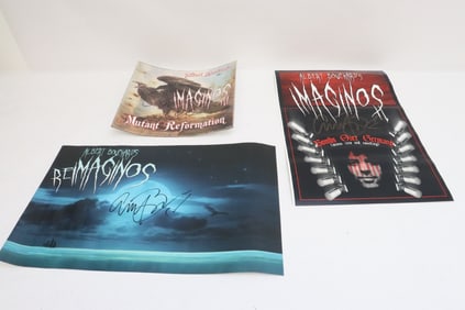 3 Albert Bouchard signed posters