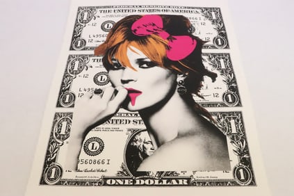 Digital print by Death NYC, pencil signed, dated, w/ COA