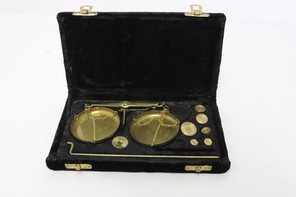 Antique scale in original box