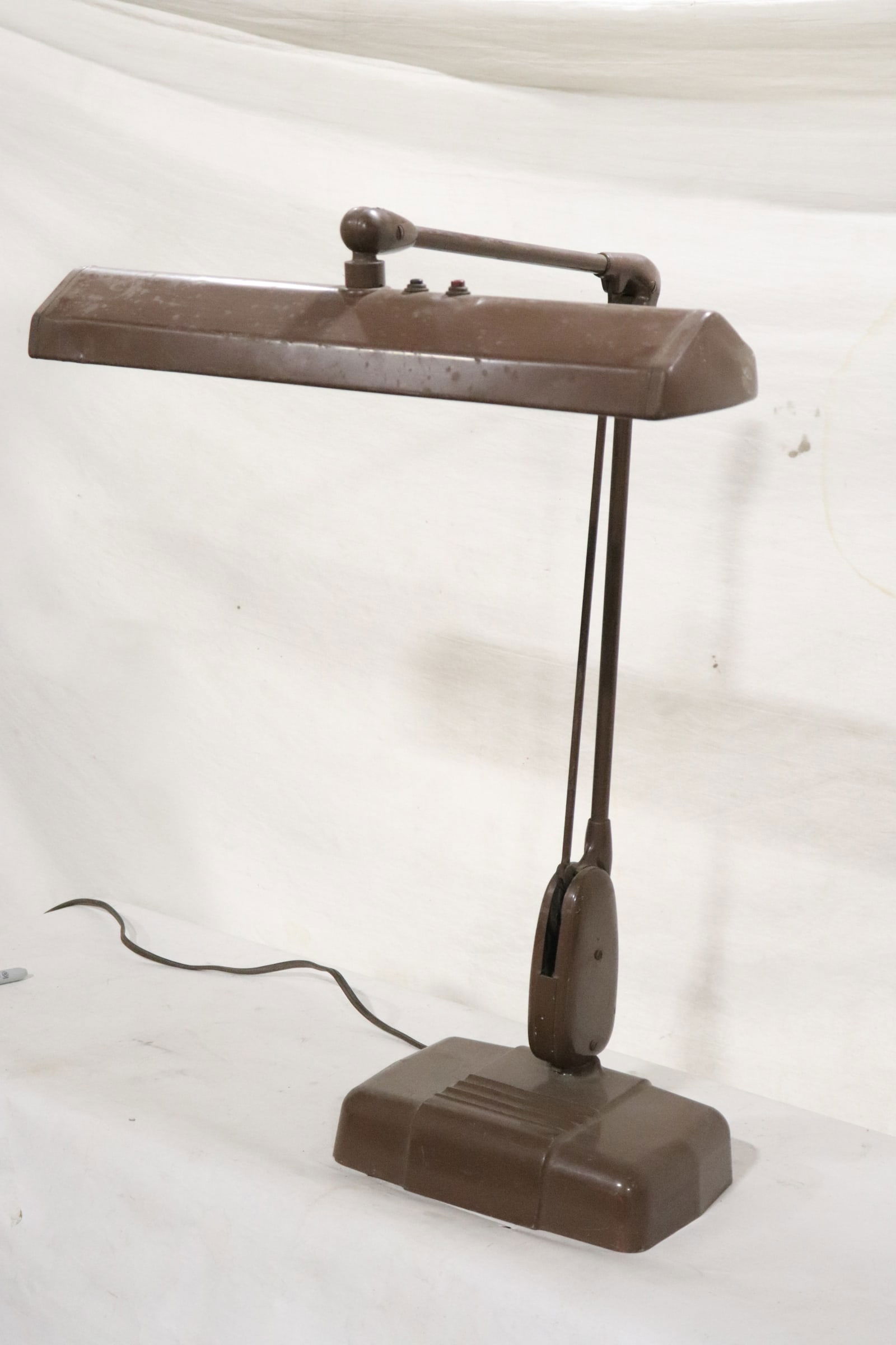 Mid-century industrial floating desk lamp by Dazor (1 of 7)