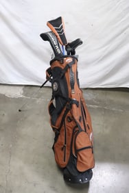Callaway golf club set, w/ a Sun Mountain golf club bag