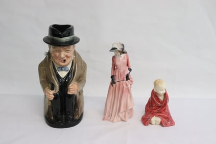 3 Royal Doulton figurines