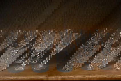 11 Waterford crystals