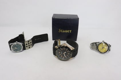 3 men's watches