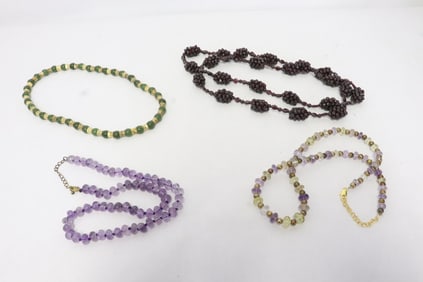 4 necklaces