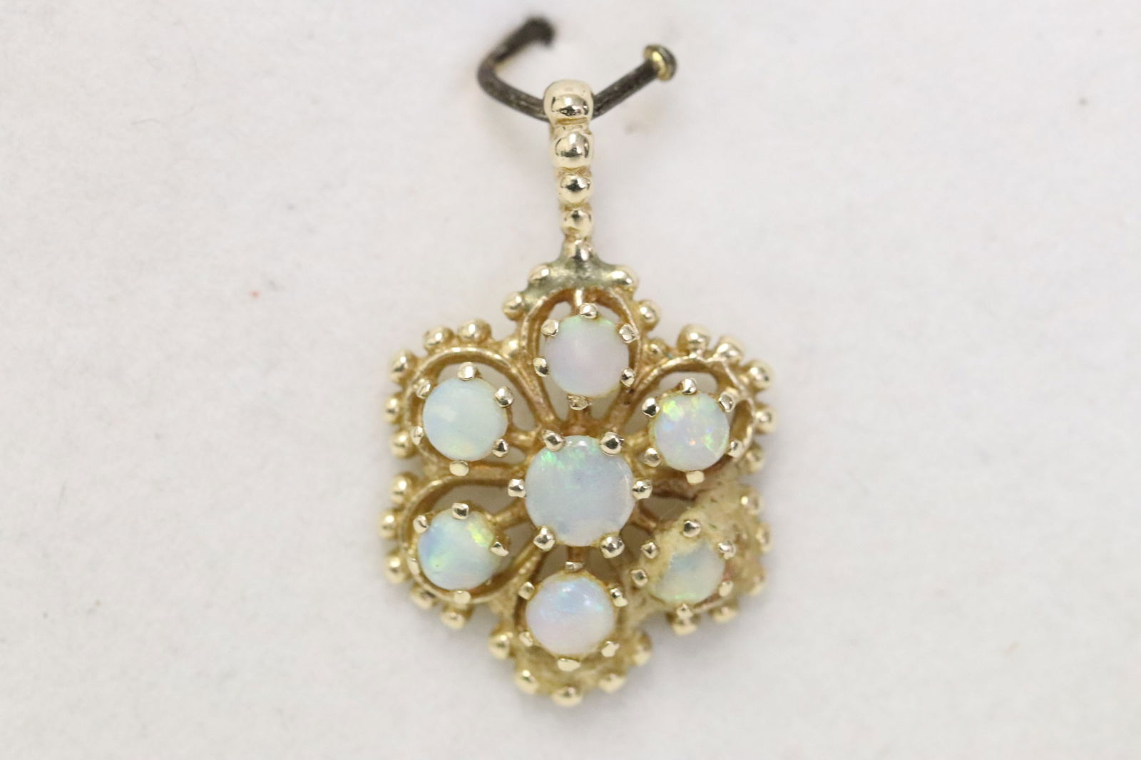 14K Y/G opal pendant (1 of 6)