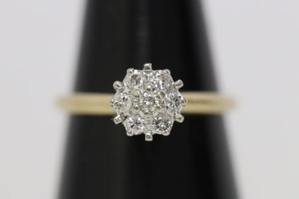 14K Y/G diamond ring